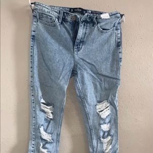 Hollister stonewashed skinny jeans